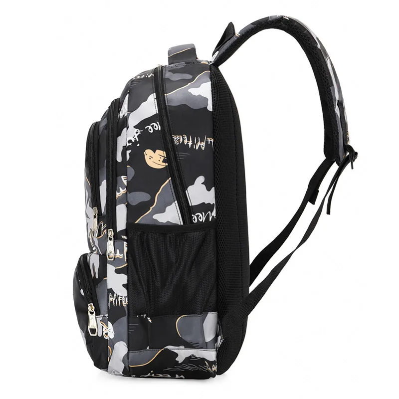 New Casual Thicken Backpack Large Capacity School Bag For Middle School Students Fashionable Travel Double Shoulder Bags On Sale