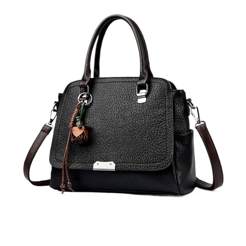 

Women's Vintage Shoulder Bag Handbag with Convertible Crossbody Strap Multi-Compartment Large Capacity for Commuter Work Daily
