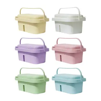 Pincel de pintura 3 en 1, lavabo de agua, cubo de lavado con paleta, pluma de lavado, bote de pintura con mango para niños, pintura casera