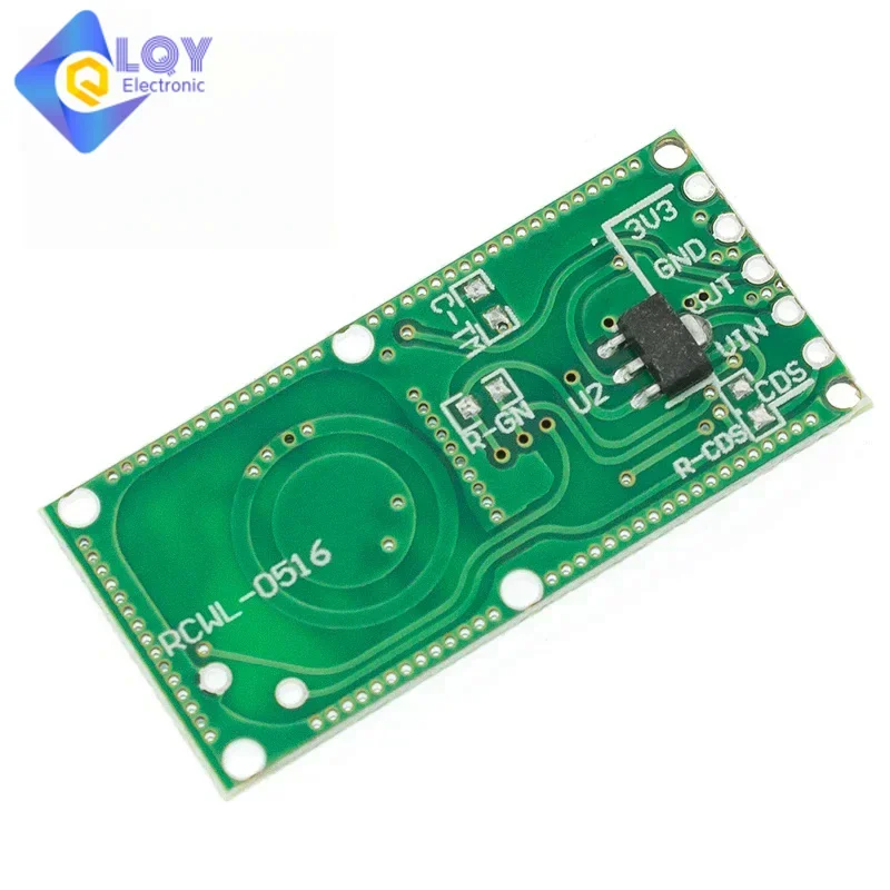 LQY-Módulo de sensor de radar de microondas RCWL-0516, interruptor de inducción de cuerpo humano, sensor inteligente