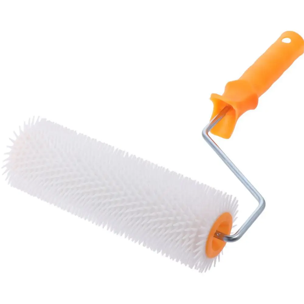 

Paint Brush Roller 23cm/9'' Spike Roller Plastic Durability Self Compound Roller Latex Floor Epoxy Floor Paint Construction.