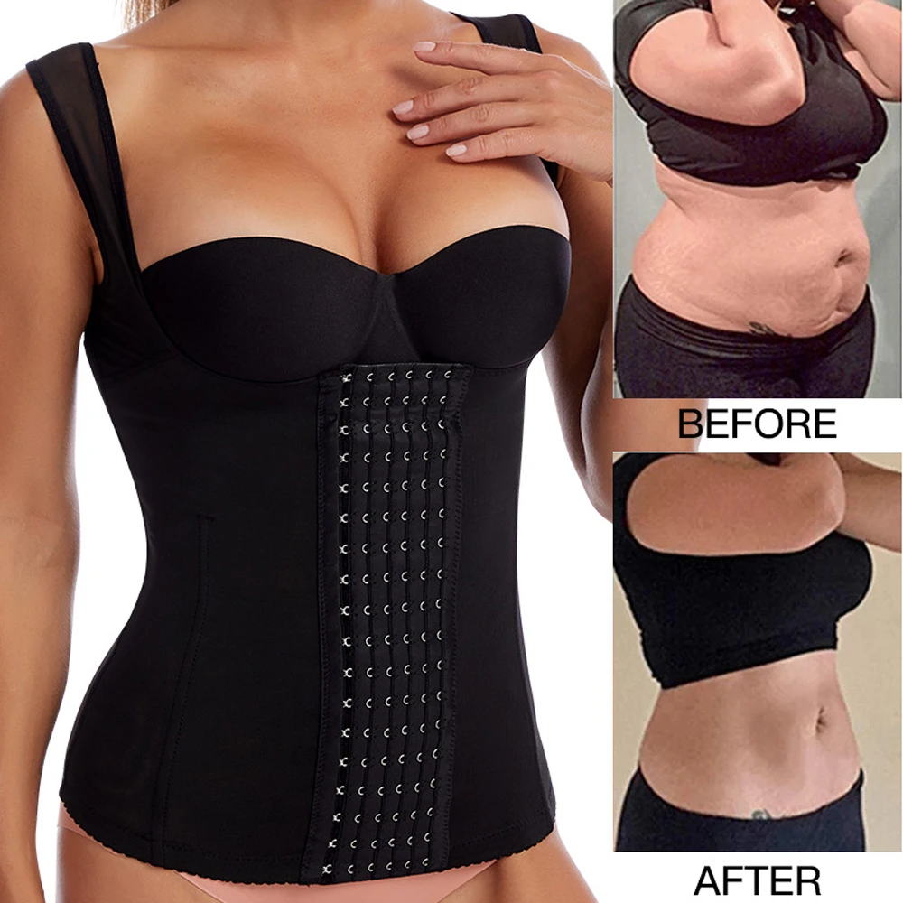 

Body Shaper Sexy Waist Corset Upper Support Gather Vest Body Breathble Shaper Belly Corset Fitness Clothes for Women Girls