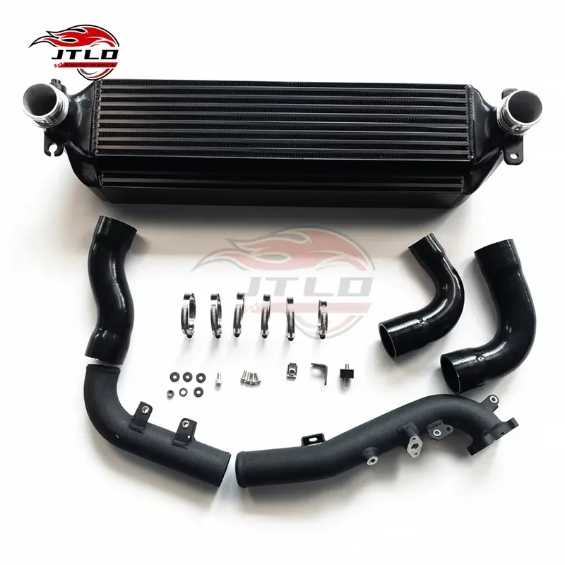 High Flow Competition Intercooler with Charge Pipe Kit for Toyota GR Yaris 1.6T G16E-GTS Bolt-on Turbo Intake Cooling Upgrade