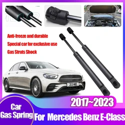 For Mercedes Benz E-Class E Class W213 2017-2023 Engine Supports Spring Hood Shock Strut Hydraulic Front Trunk Car Accessories