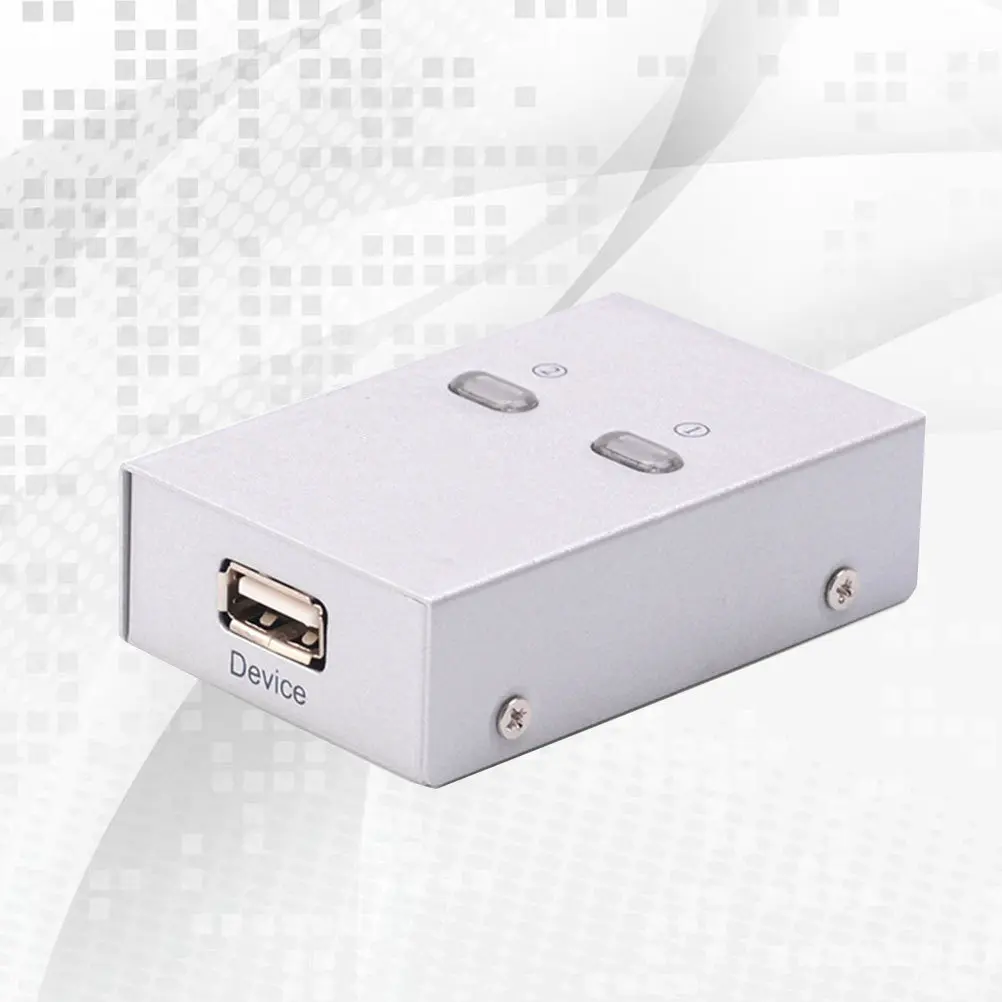 USB 2.0 Printer Scanner Sharing Selector for 2 Computers Automatic USB Device Sharer Small Office Sharing