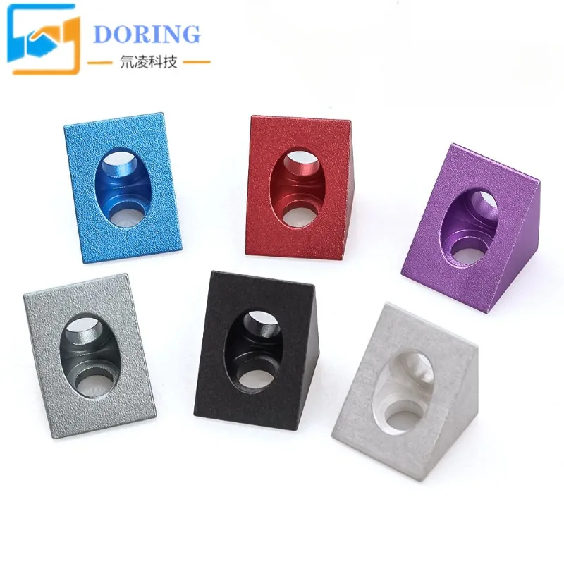 Openbuilds90 ° Right Angle Bracket Angle Frame Aluminum Profile Steering Connector 3D Printing Triangle Code Aluminum Block