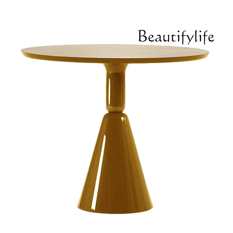 Nordic Simple Dining Table Designer Negotiation round Square Table Dining Table Coffee Tea Shop