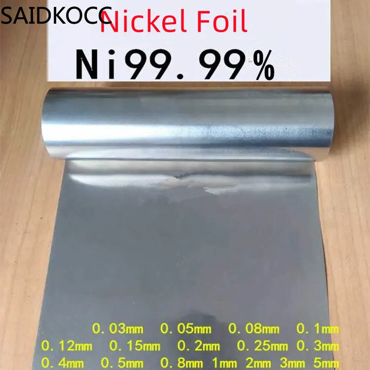 SAIDKOCC High Purity Nickel Foil Strip Sheet Roll Experimental Laboratory Lab Scientific Research University