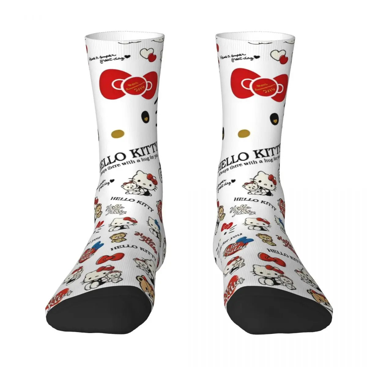 Hello Kitty Socks Leisure Stockings Women Men Warm Soft Outdoor Socks Winter Graphic Anti Bacterial Socks