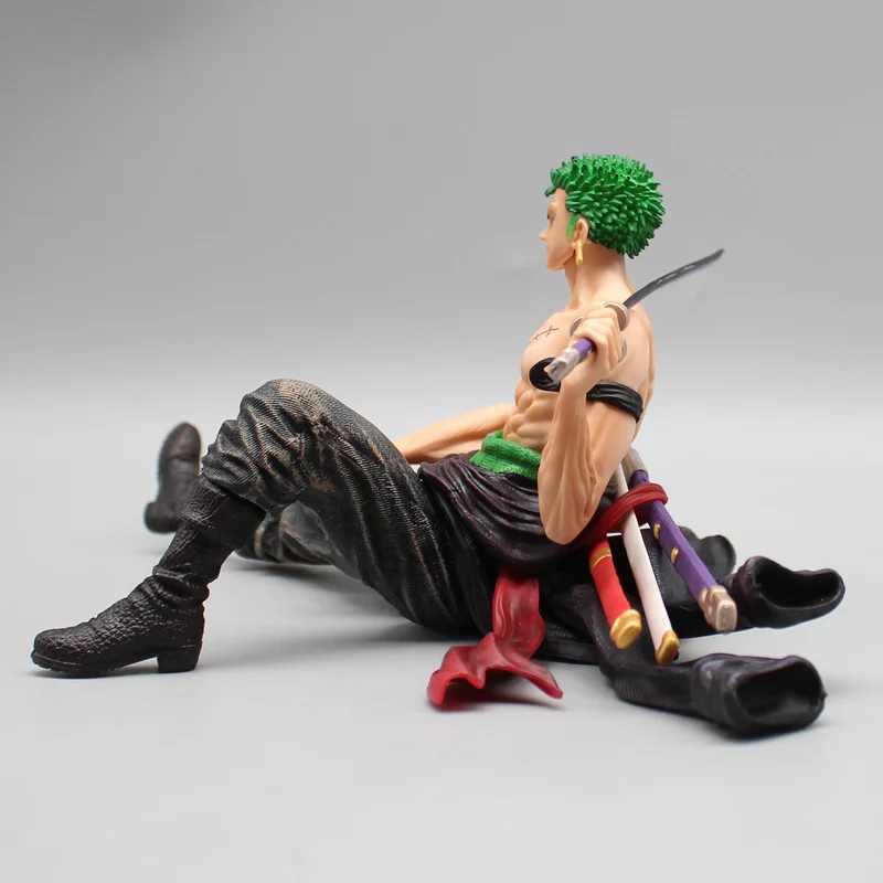 One Piece Action Figure อะนิเมะ Roronoa Zoro Figuras ของเล่นตุ๊กตามังงะ 14 ซม.GK รูปปั้นตุ๊กตาเครื่องประดับของขวัญเด็ก