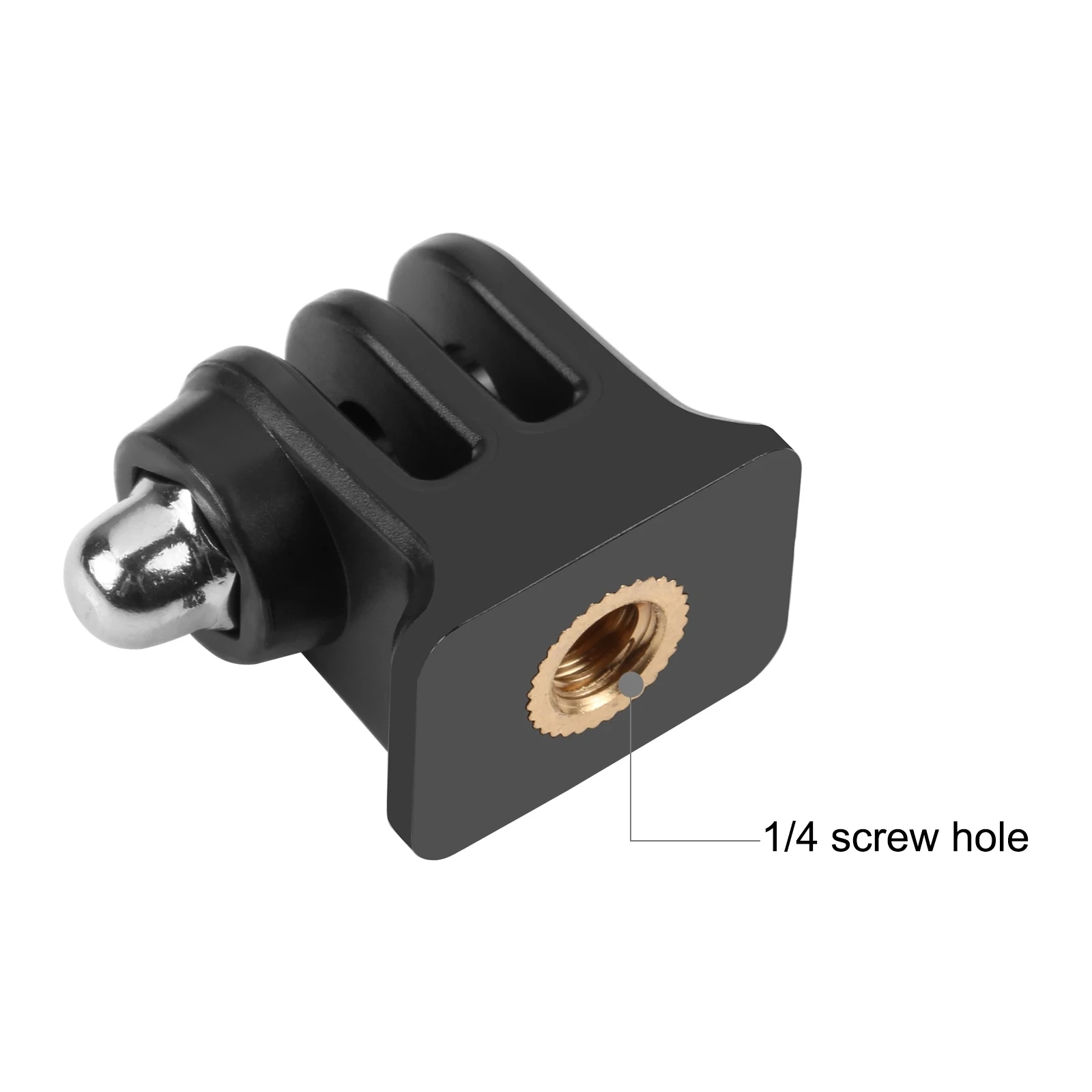 PULUZ Sport Camera Tripod Mount Adapter Invisible Base 1/4 Screw Hole Connection Mount Adapter Cameras Tripod Accessories