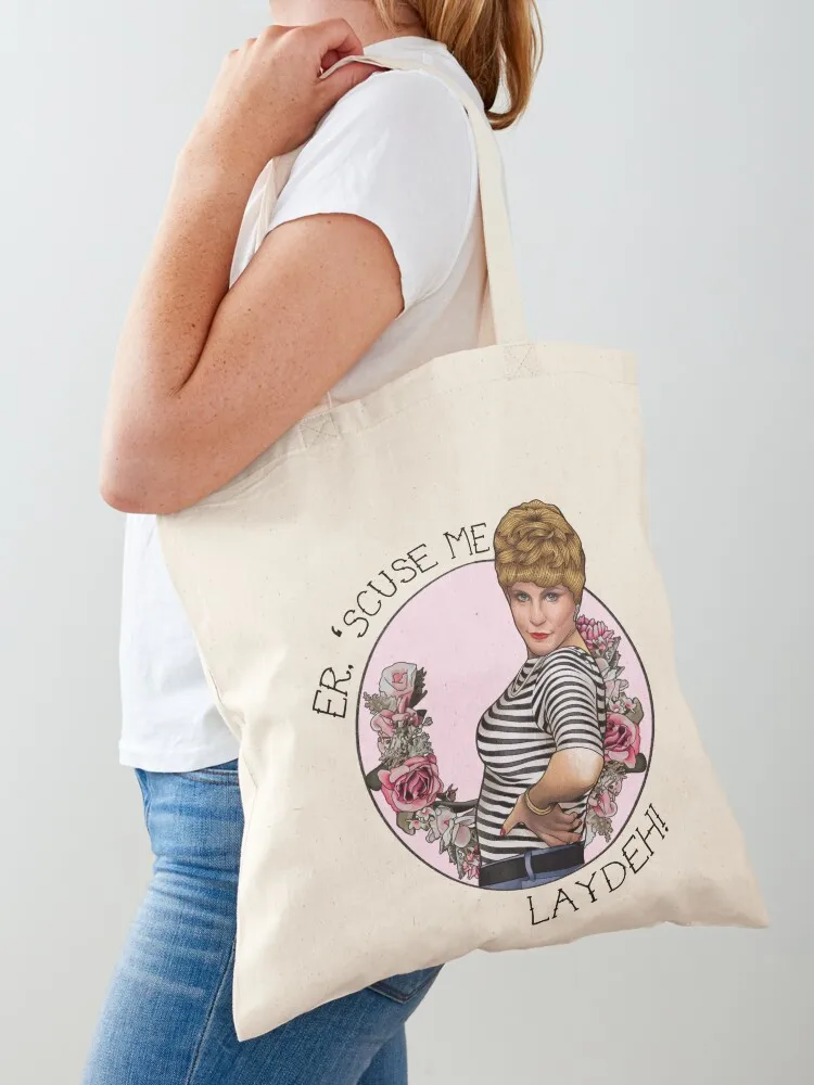 

Charity Shop Sue- Scuse me laydeh Tote Bag female bag shopping trolley bag Candy bags woman shopping