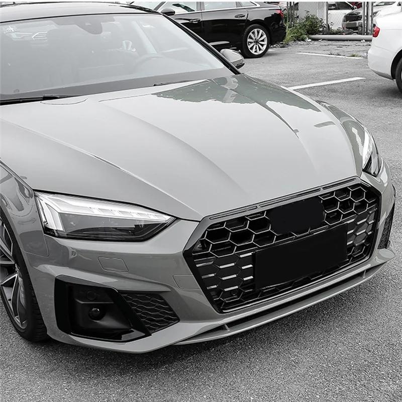 

Car Parts Chrome Right Fog Light Grille Cover Front Honeycomb Bumper Grille For A5 S5 2019-2023