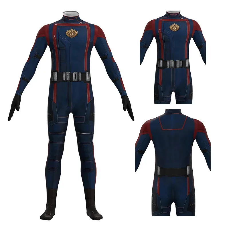 حراس المجرة 3 نجوم لورد تأثيري حلي خارقة بيتر جيسون كويل هالوين ارتداءها بذلة Zentai دعوى الاطفال الرجال