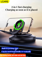 Wireless Charging Car Mobile Phone Holder New Support Frame and Parking Number Plate Multi-Functional Car Navigation Special Holder Universal Traceless Adhesive