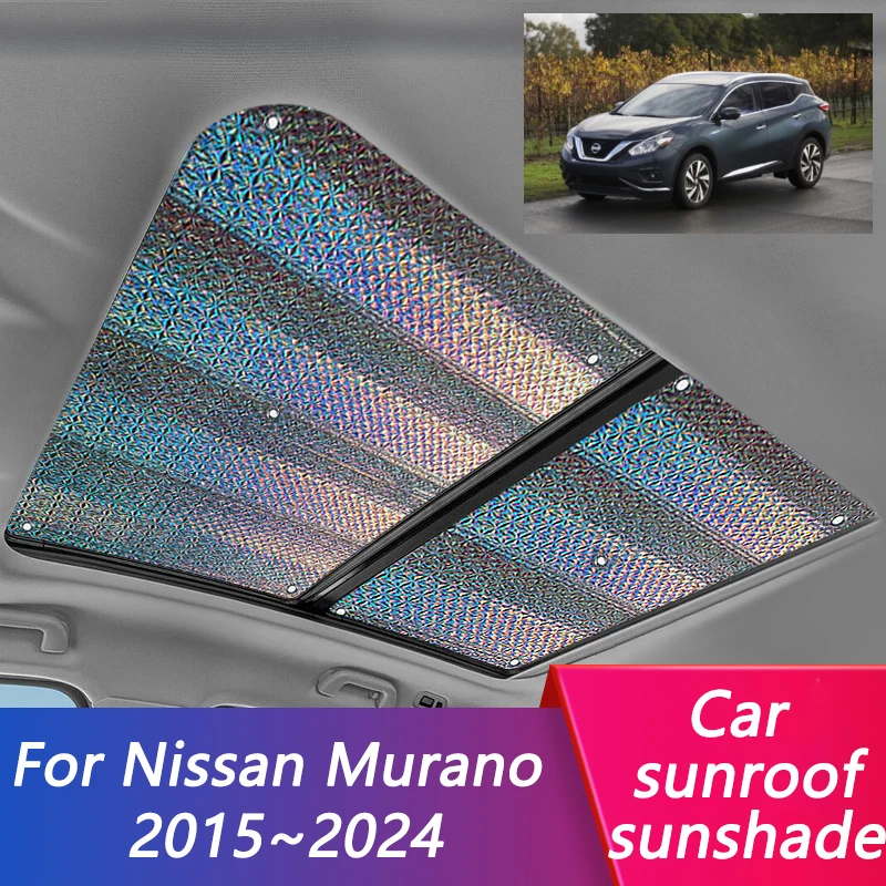 

2x Sunroof Sunshade For Nissan Murano MK3 Z52 2015~2024 2018 Car Sunroof Sunshade Window Sun Shade Stickers Parts Car Sun Visor