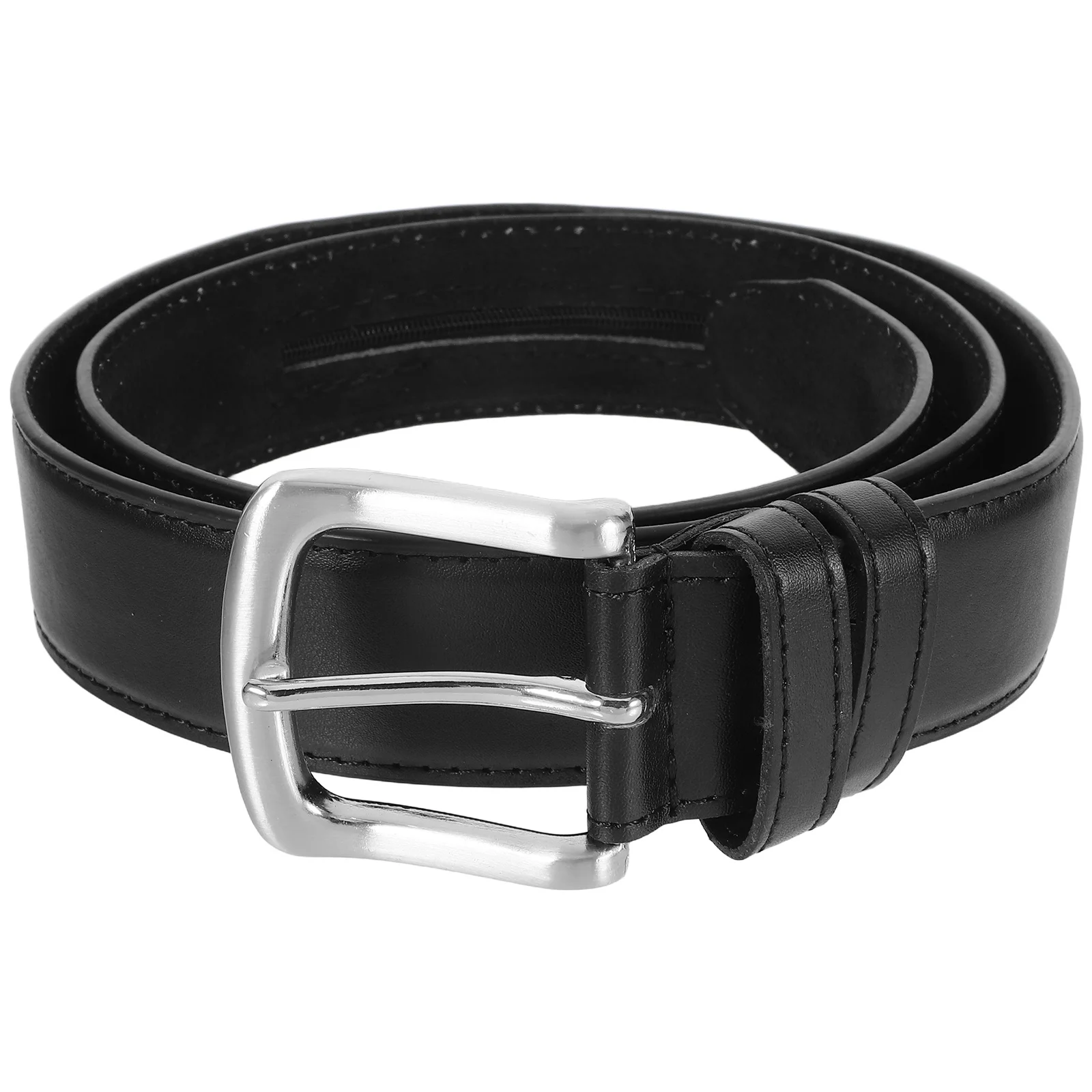 

Anti-Theft Travel Zipper Pocket PU Belt Black Hidden Money Wallet Belt Secure Waistband for Men Travel Belts for Men