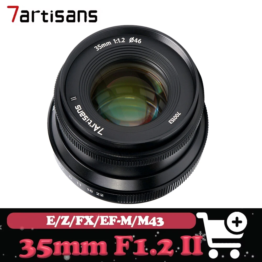 7Artisans 35Mm F1.2…