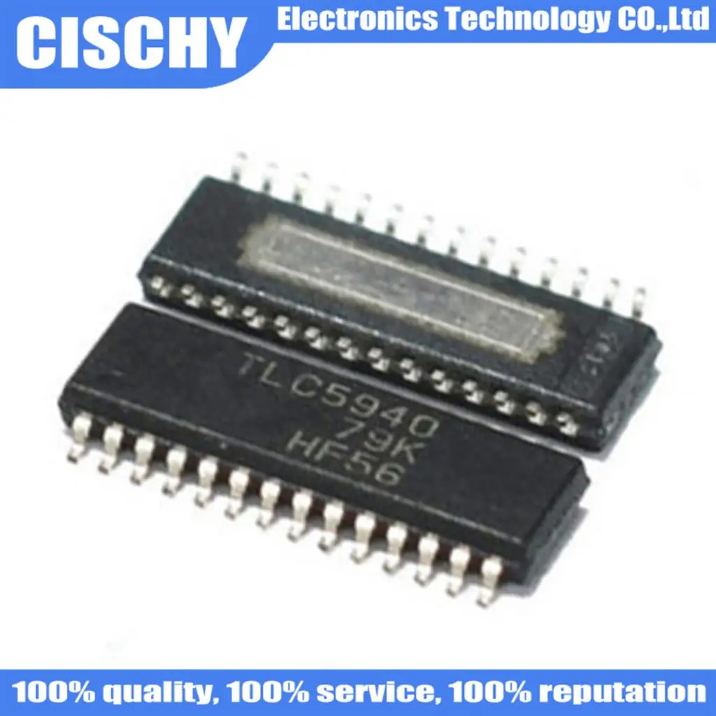 10pcs/lot TLC5940 TLC5940PWPR TLC5940PWP HTSSOP-28 In Stock