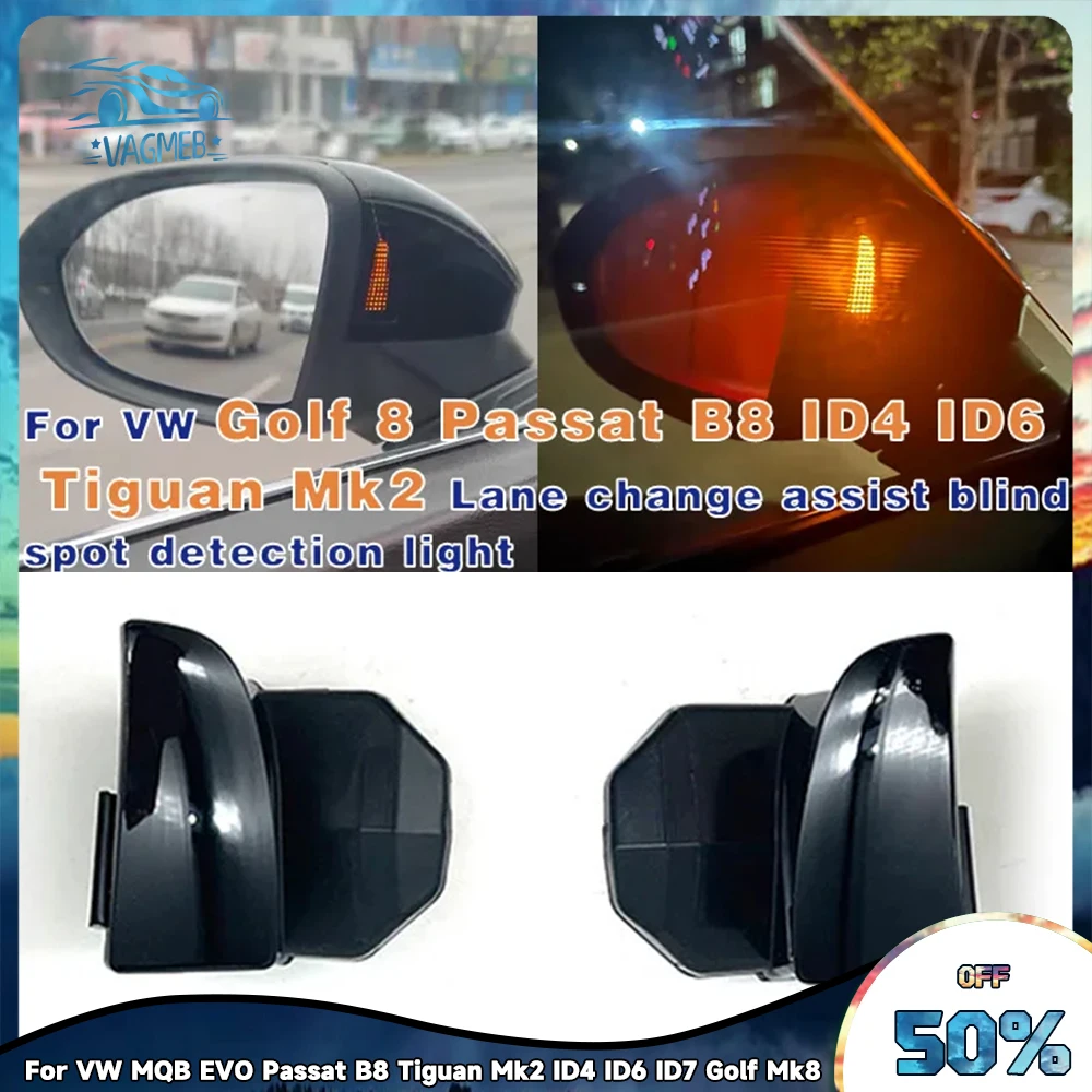 

original Lane change assist blind spot detection light Led Light 949145 For VW MQB EVO Passat B8 Tiguan Mk2 ID4 ID6 ID7 Golf Mk8
