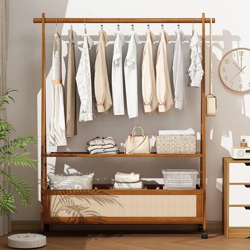 Detachable Balcony Drying Clothes Rack Minimalist Garment Standing Coat Rack Clothes Rack Place Saving Furniture Accessories