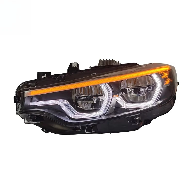YU GUANG Front Light for  4 Series F32 F33 F36 F80 F82 Headlamp 2013 2020 Lci Upgrade Ikon V2 Style Headlights Switchable DRL