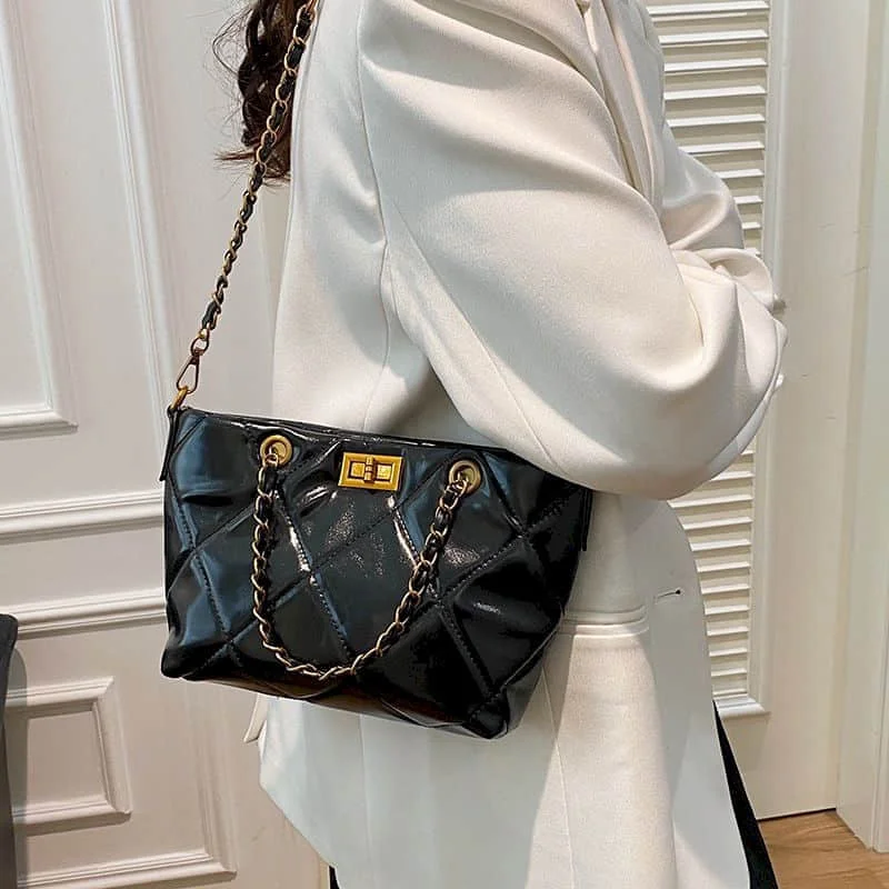 

Сумки через плечо для женщин, мини-сумки в корейском стиле, универсальные сумки, эстетические женские модные квадратные сумки с цепочкой из искусственной кожи