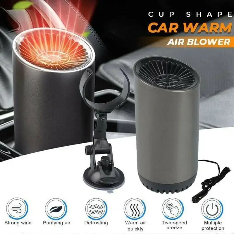 

Car Heater Cup Holder Design Heater Cup-Shaped Auto Heater For Fast Heating Defogging Defroster Fast Heating Machine Accessories