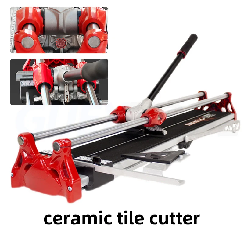 1200MM Manual Ceramic Tile Cutting Machine Push Type High Precision New Type of Track Rock Plate Special Thrust Tools