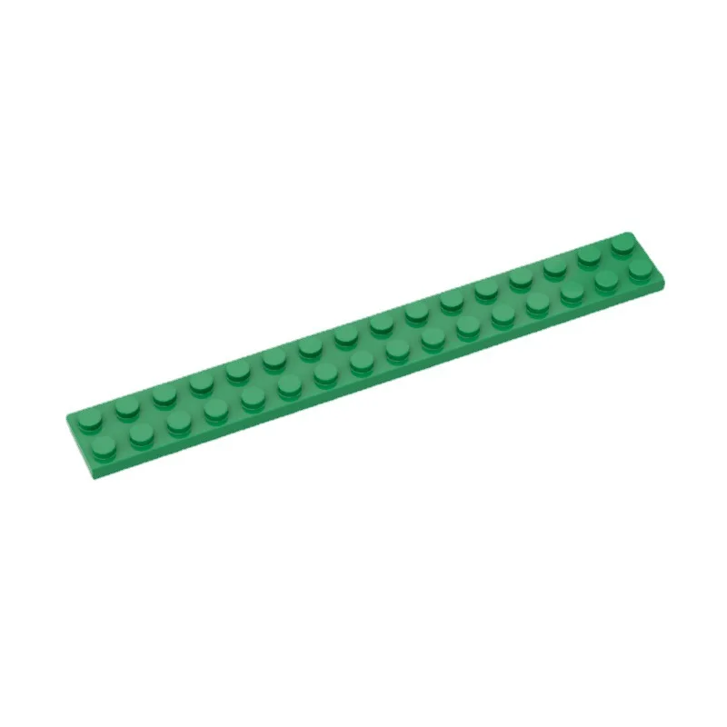 20Pcs MOC Long Thin Plate Building Blocks 4282 2X16 Dots Educational Assmble Construction Compatible With Brand Bricks Kid Toys