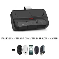 Copy For MOTORLINE FALK RCM MX4SP DSM MXS4SP RCM MX5SP Garage Door Remote Control Duplicator 433.92MHz Rolling Code Transmitter