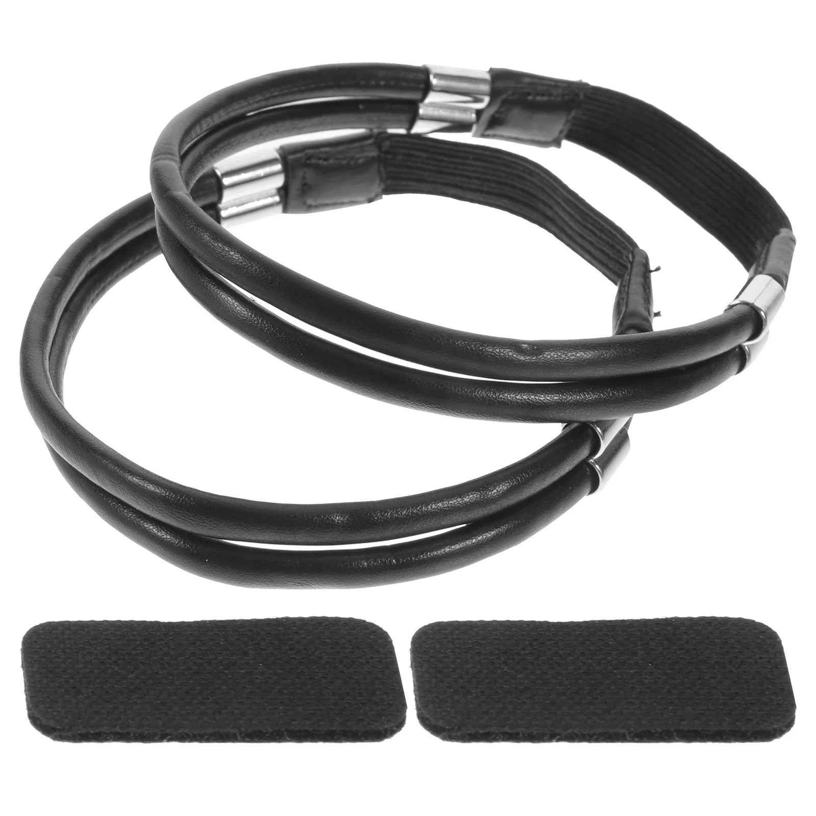 

2pcs High Straps Women Women Shoelaces Shoes Elastic Black Prevent Dropping Durable Fit Most Heels Foot Care Tools