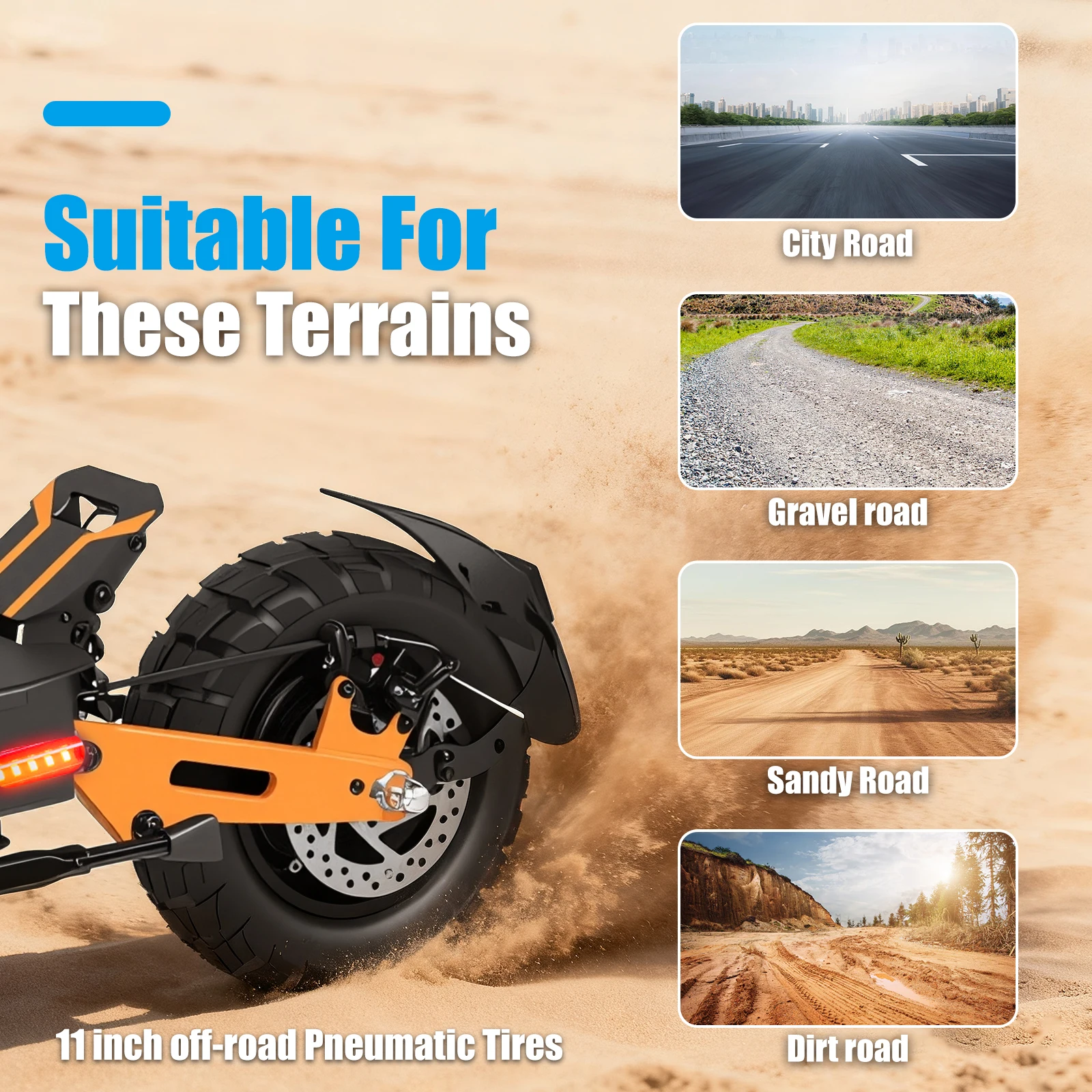 Adult Electric Scooter 1200W Motor 11-Inch Tires 48V 18AH Battery up to 30MPH Speed 33 Miles Range Ideal for Outdoor Commuting