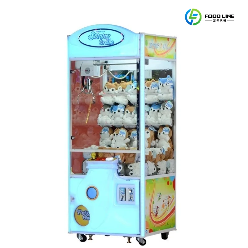 

FL Wholesale Cheap Coin Operated Toy Vending Game Claw Crane Machine Customized