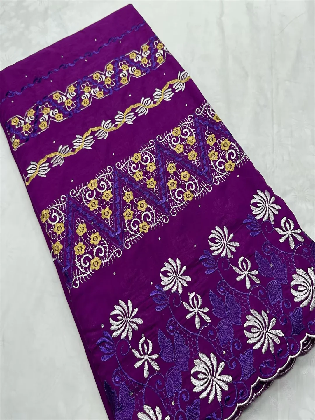 

Hot Sale 2025 African Nigerian France layfaya Cotton Lace Fabric With Stones High End Swiss for Bride Wedding Party Sew Dresses