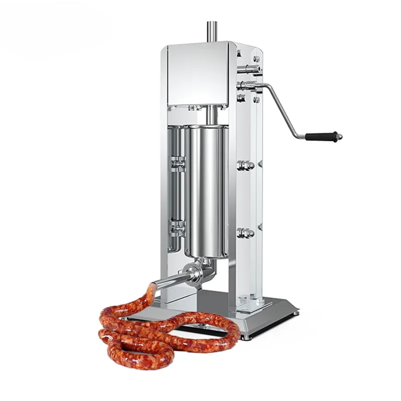 

simple operation 3L 5L 7L 10L 15L various specification manual Salami sausage stuffer machine