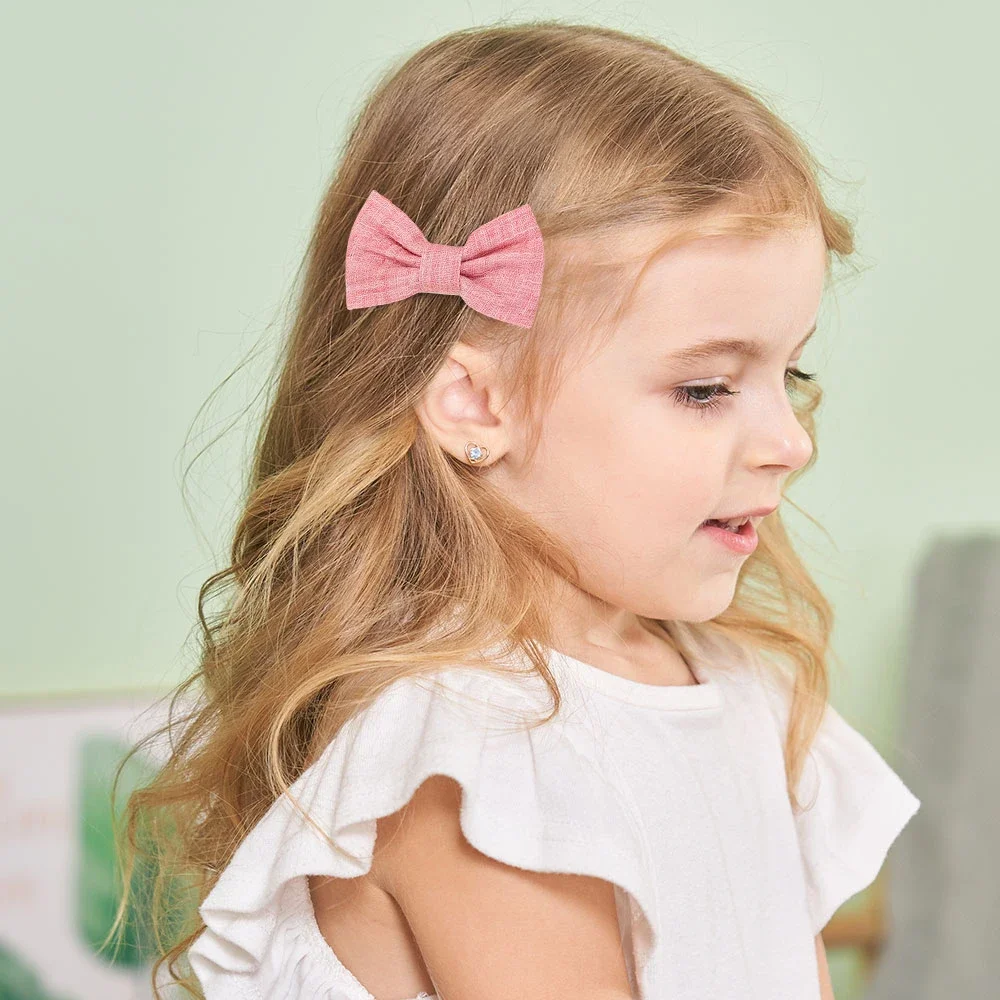 

Набор из 10 заколок ручной работы с тканевым принтом, мини-заколки-бантики для челки, заколки-бабочки с ромашками, весенний стиль 2025