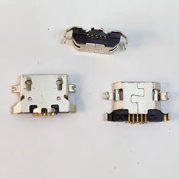 100 adet mikro USB 5pin şarj portu Dock bağlantısı Motorola Moto E3 E4 G5 G5 72 Motorola 76 G4 XT1600 Play 01 A850 oyna