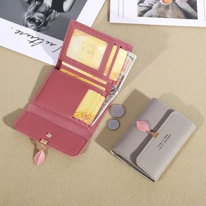 Trifold Clutch Coin Purse, 미니멀리스트 신용 카드 소지자, 여성 캐주얼 지갑 12 최고의 판매 케이트 스페이드 목걸이 -11