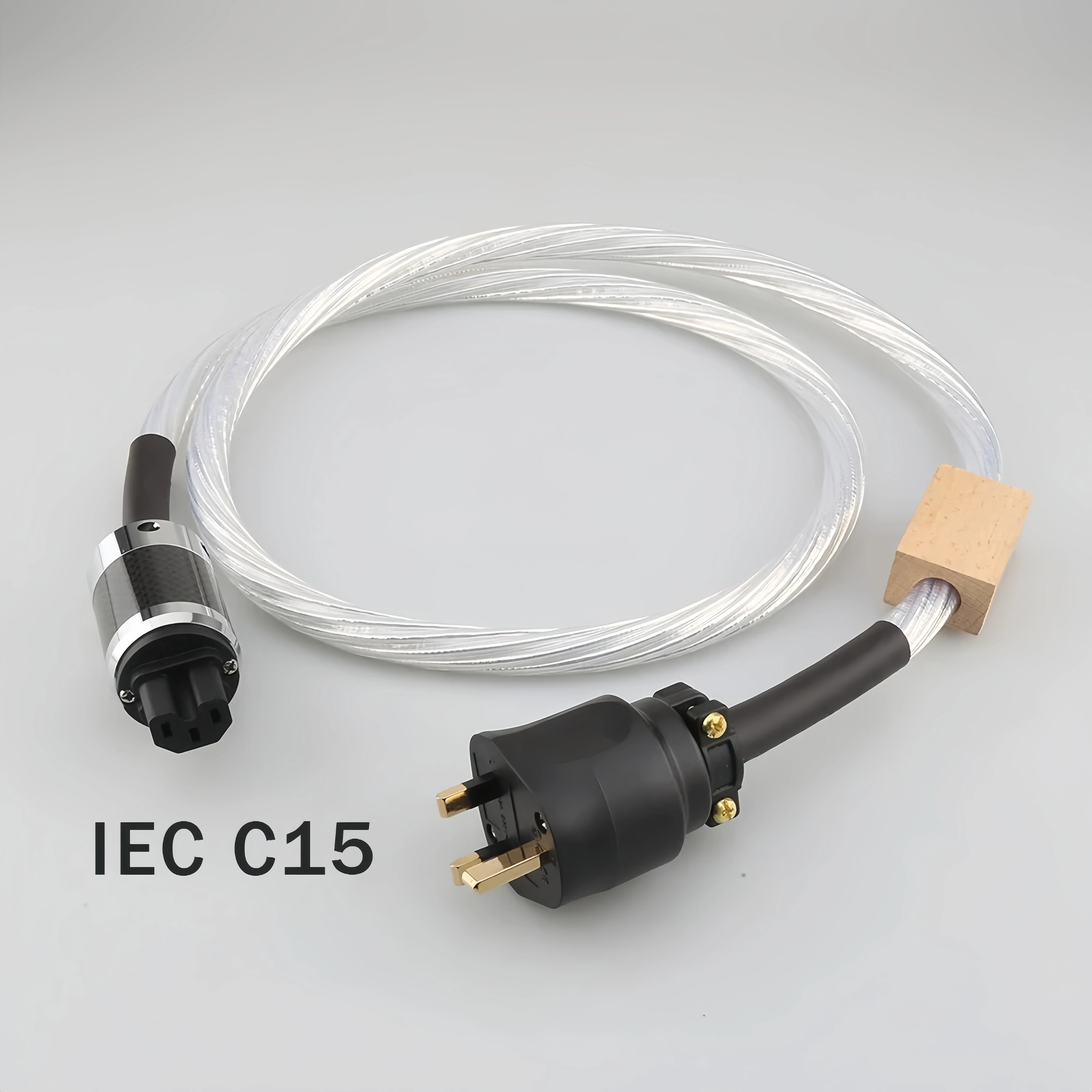 Nordost odin uk stecker c15a iec buchse stecker versilbert leiter stromkabel mit vergoldet