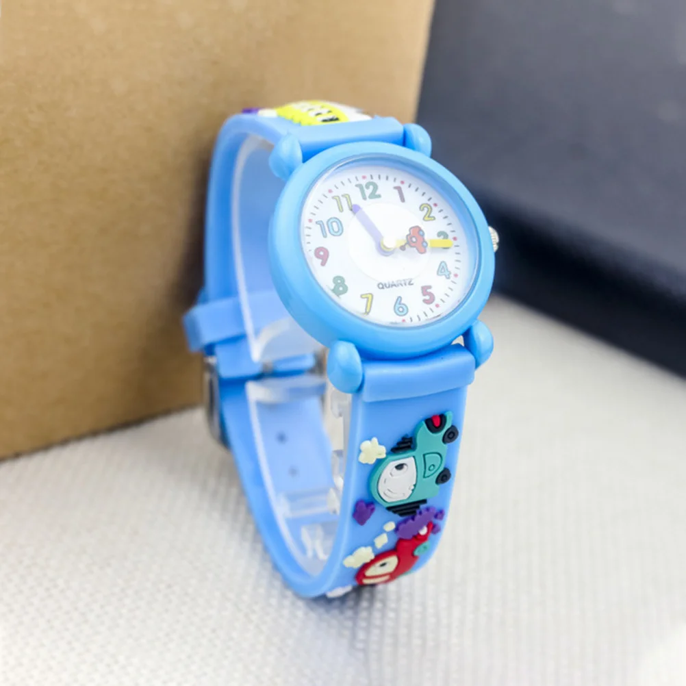1Pcs Watch 3D Cartoon Decorative Quartz Wristwatch Wristwatch Lovely Silicone Fashionable 3D Watch