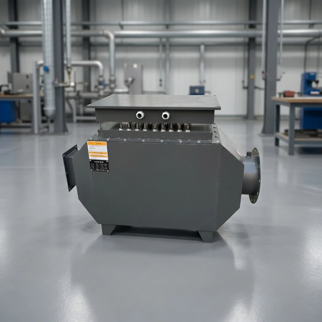 Chauffe-air électrique industriel conforme aux normes CE pour système de chauffage d'atelier