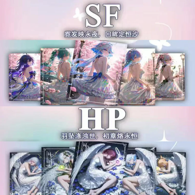 2025 Godin Verhaal Booster Box Kaarten A5 Acryl Gekleurd Papier Collectie Waifu Volledige Set Kaartspel Anime Bordspel Kind Geschenken