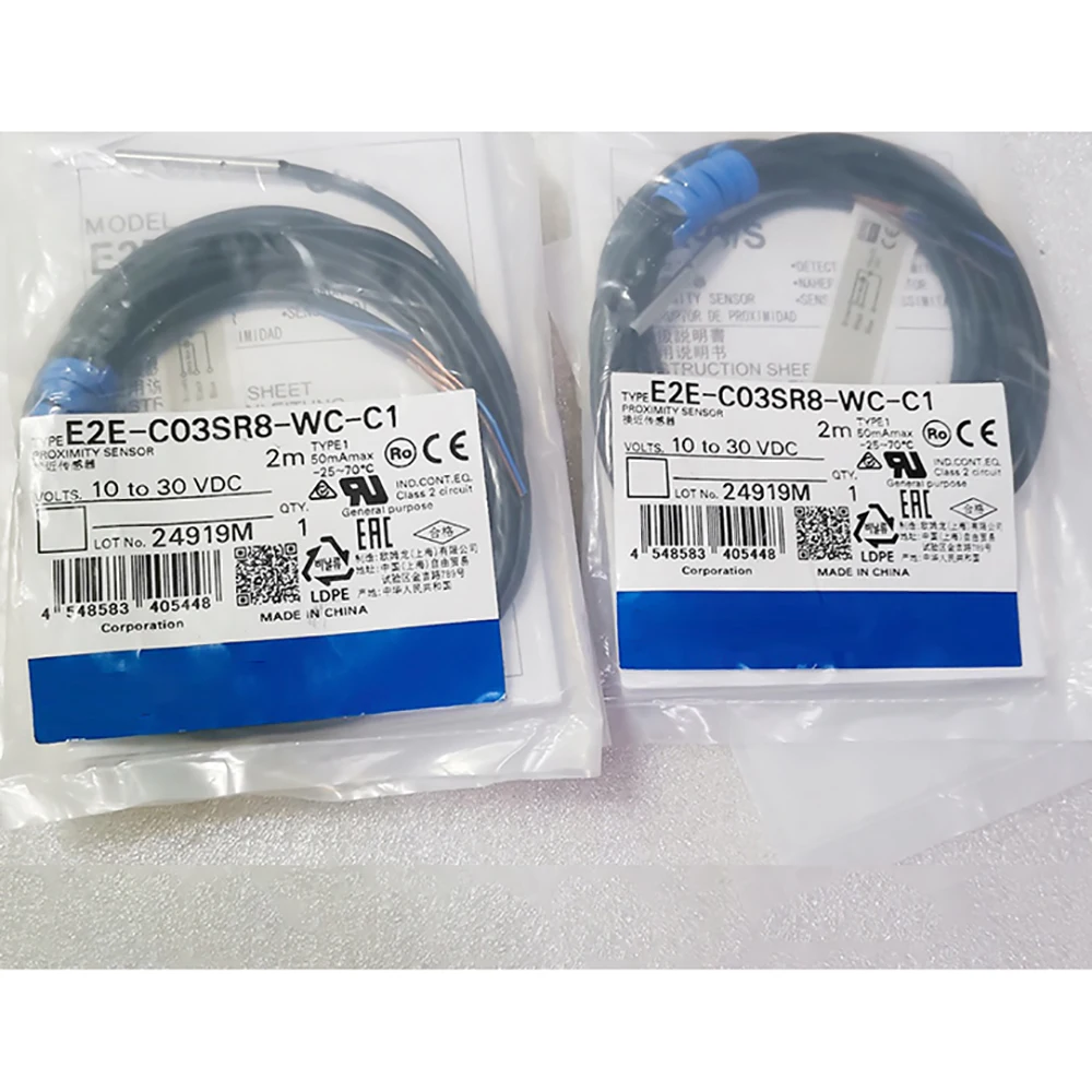 Proximity Switch Sensor NPN Output E2E-C03SR8-WC-C1