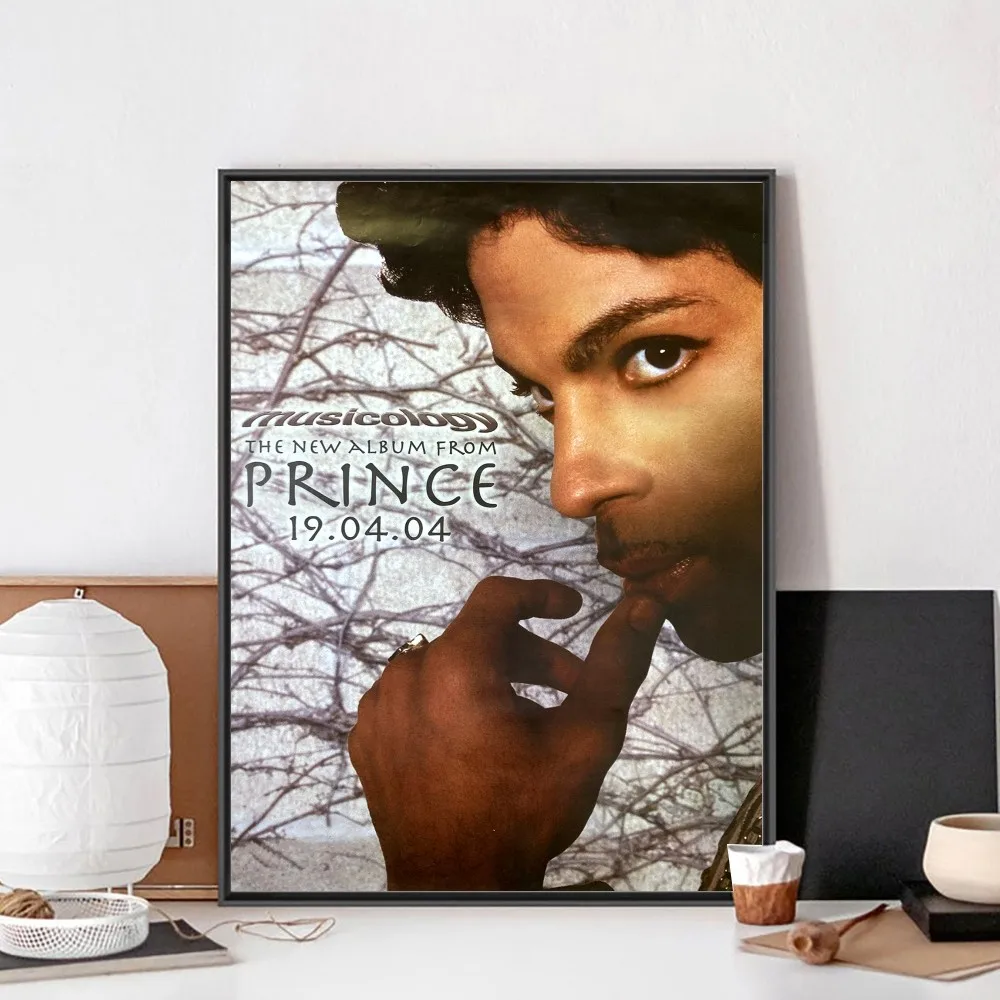 Prince Rogers Nelson Poster No Framed Poster Kraft Club Bar Paper Vintage Poster Wall Art Painting Bedroom Study Stickers