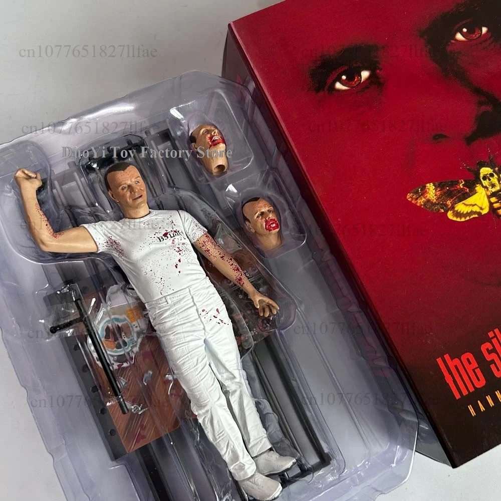 네카 피규어 램스의 침묵 한니발 렉터 탈옥 액션 피규어 모델 장난감 귀여운 인형 관절 가동 크리스마스 선물