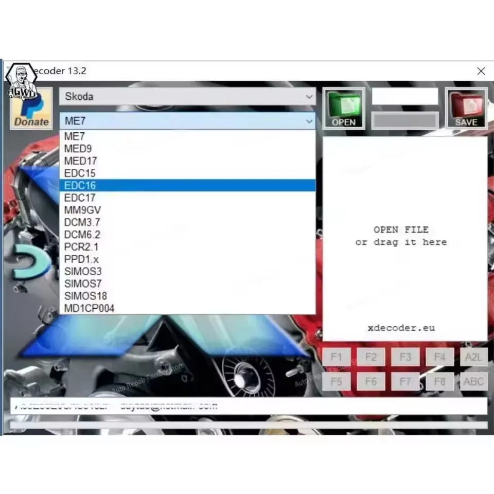 イモビライザーサービスツール V1.2 車用アクセサリー CODE obd2 スキャナー IMMO OFF EDC15 EDC16 EDC ECU バージンEEPROM IMMOキー PINコード計算機