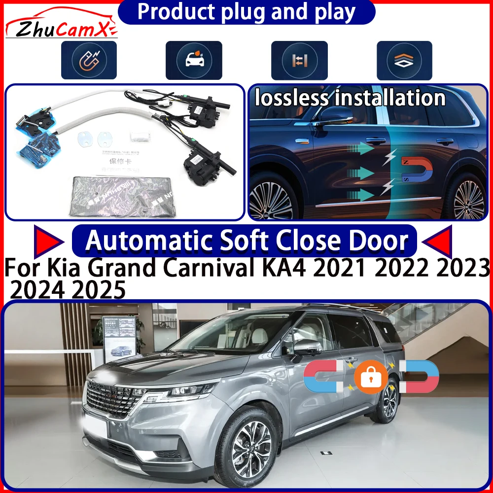 OEM Door Lock Actuator for Kia Grand Carnival KA4 2021 2022 2023 2024 2025 Soft Close Door Kit Power Latch System Auto Door Easy