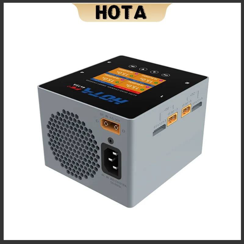 HOTA F6+AC 500W DC 1000W 15A Cargador equilibrado Cargador de batería de litio inteligente multifuncional