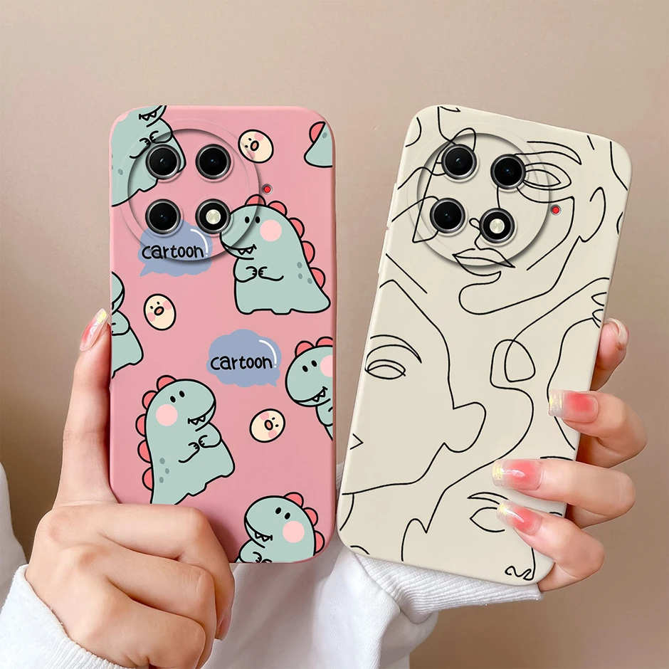 Case For Tecno Camon 30S Pro Cute Cartoon Dinosaur Silicone Soft TPU Back Cover For TecnoCamon30S Funda Camon30SPro Bumper Coque